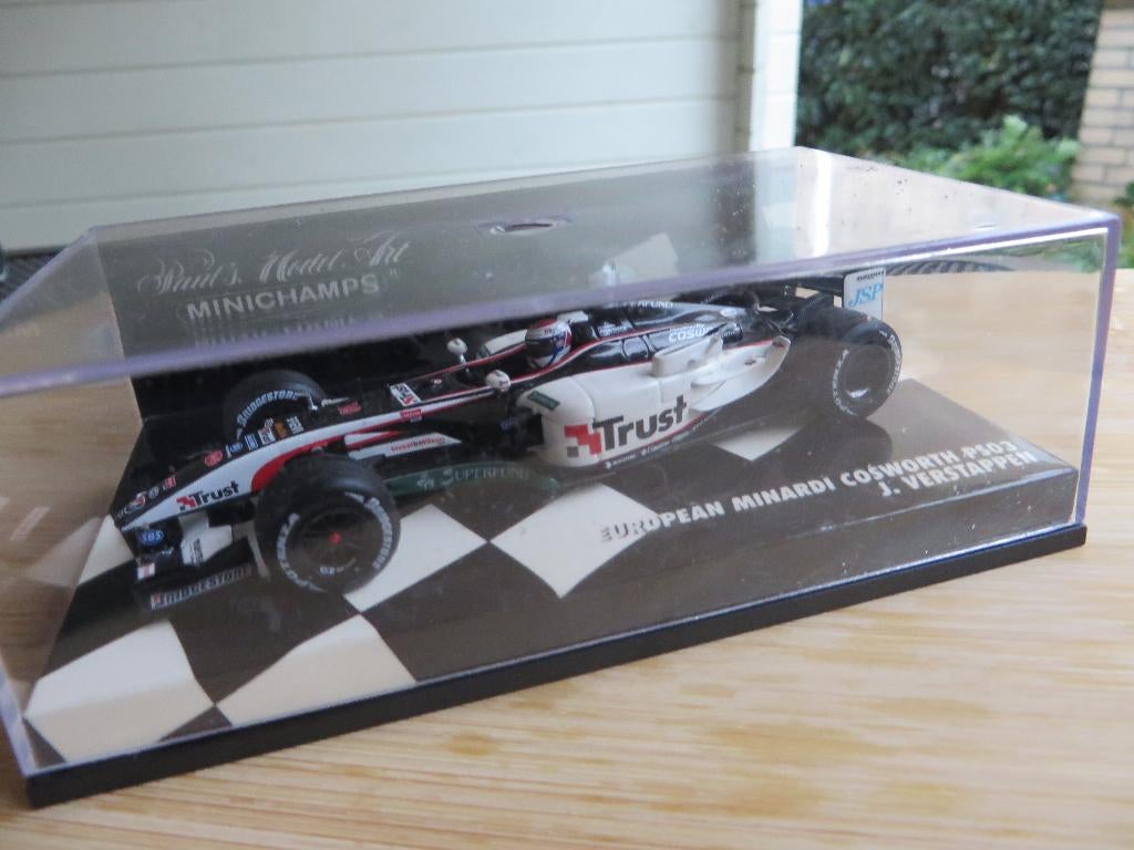 Minichamps 1:43 Jos Verstappen European Minardi Cosworth, Hobby en Vrije tijd, Modelauto's | 1:43, Ophalen of Verzenden, Nieuw