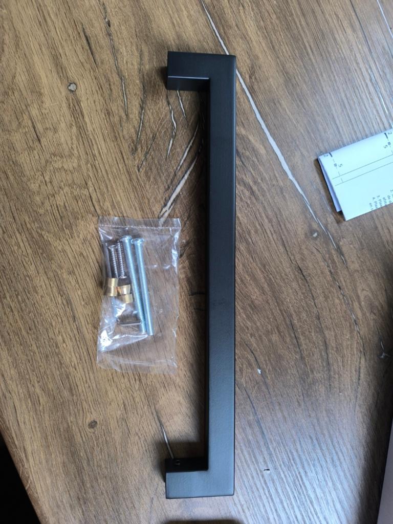 Cando deurgrepen View set zwart staal 30cm Nieuw, Ophalen of Verzenden, Nieuw, Overige typen