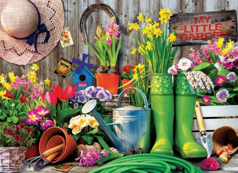 Eurographics - Garden Tools - 1000 stukjes, Ophalen of Verzenden, 500 t/m 1500 stukjes, Nieuw, Legpuzzel