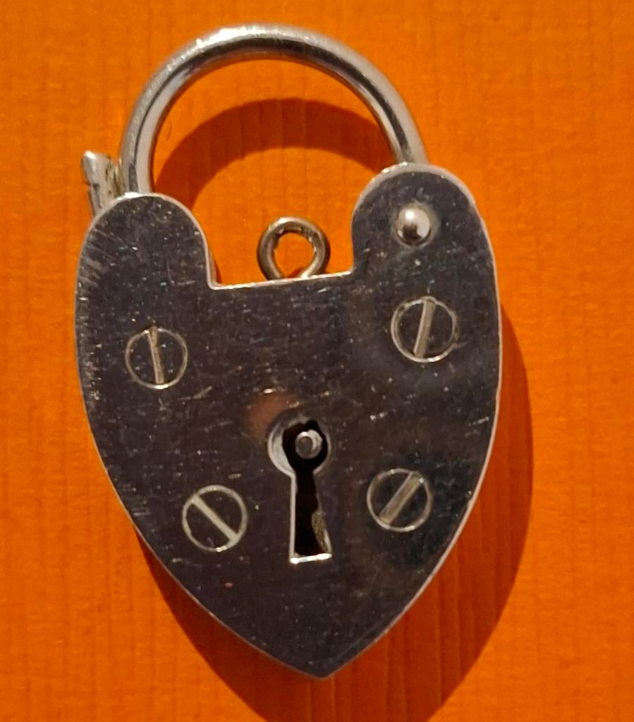 Zilveren padlock, Verzenden, Zilver