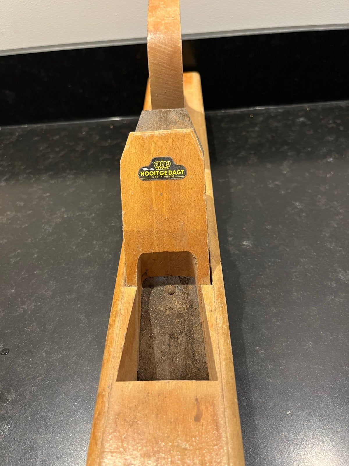 Vintage Nooitgedagt houten schaaf (ophalen), Ophalen