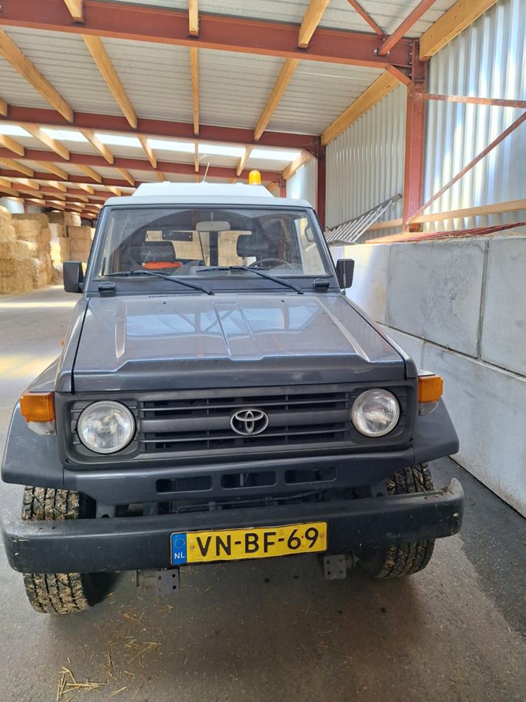 Toyota Landcruiser 4.2 D F/T SHD 4WD 1996, Auto's, Bestelauto's, 4164 cc, Zwart, Origineel Nederlands, Toyota