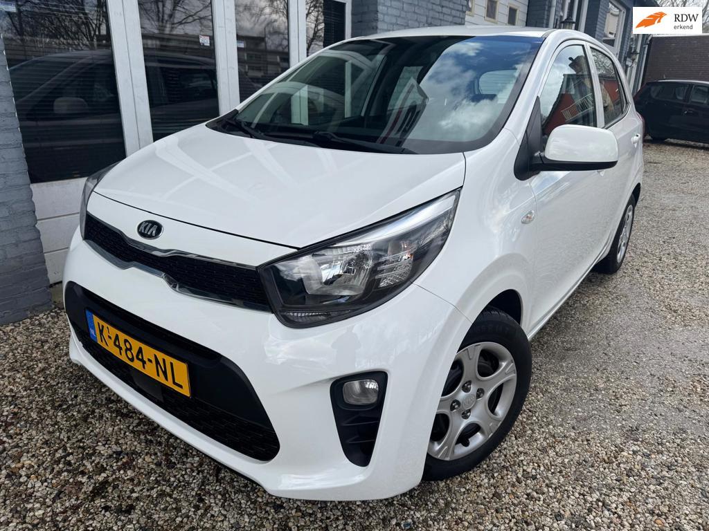 Kia Picanto 1.0 DPi COMFORTLINE, AIRCO, CRUIS, ORIGINEEL WEI, Voorwielaandrijving, Gebruikt, 4 stoelen, Wit