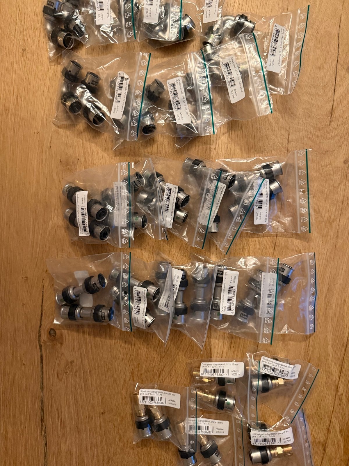 Viega Smartpress fittingen - diverse typen, Ophalen of Verzenden, Nieuw, Rvs, Overige typen