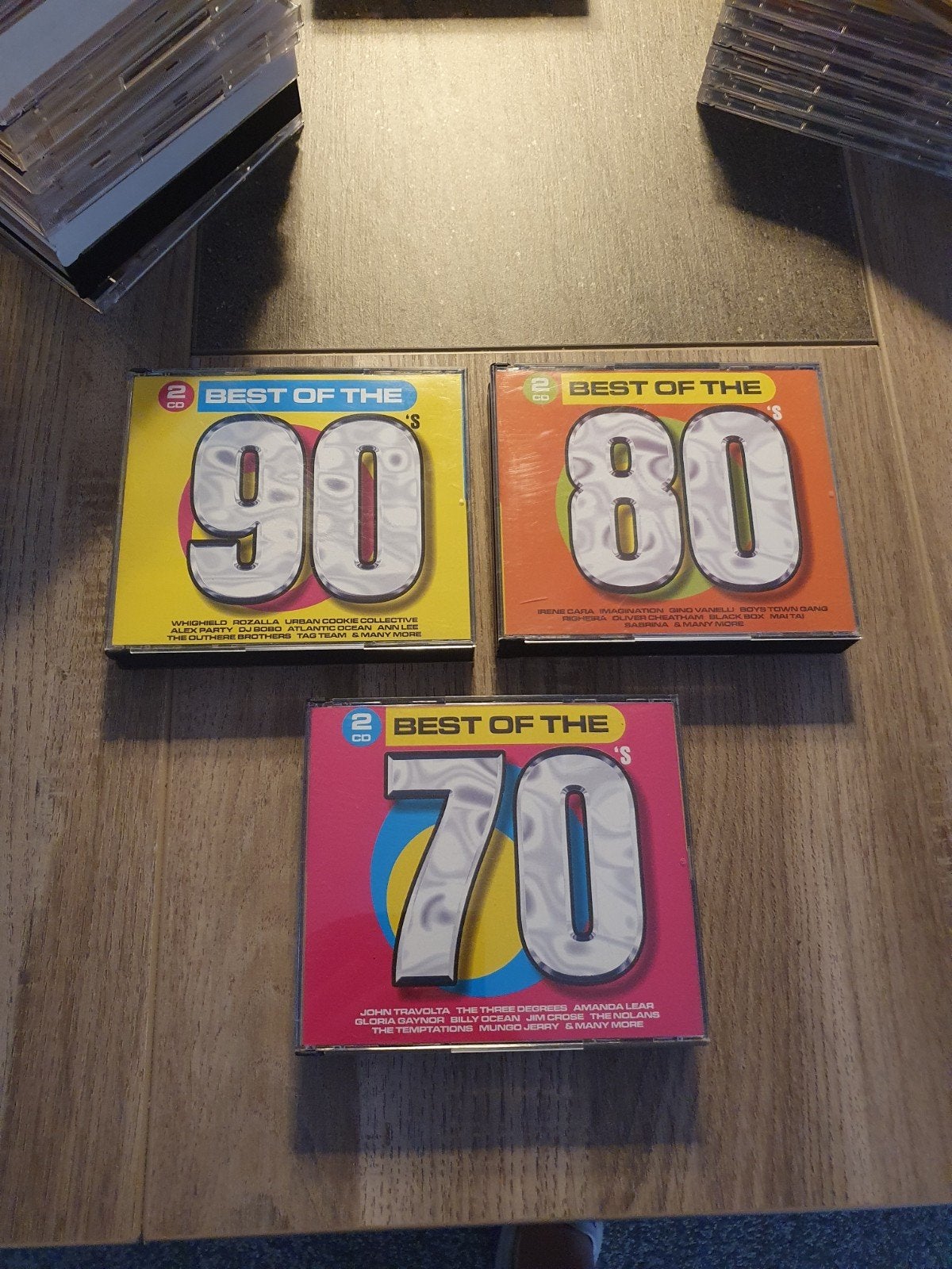 5x cd best of 70's 80's 90s 60's, Ophalen of Verzenden, Zo goed als nieuw, Pop