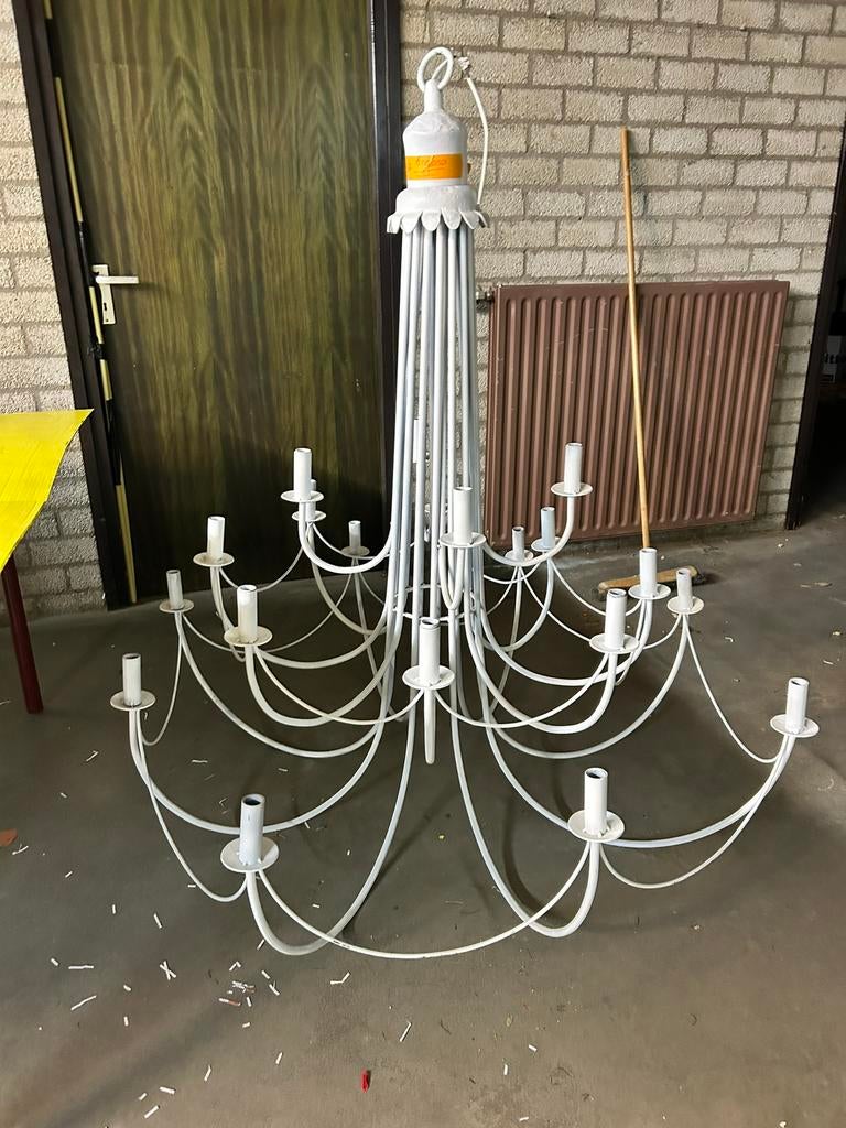Kroonluchter XL 20 lampen, Ophalen, Gebruikt, Metaal, Barok