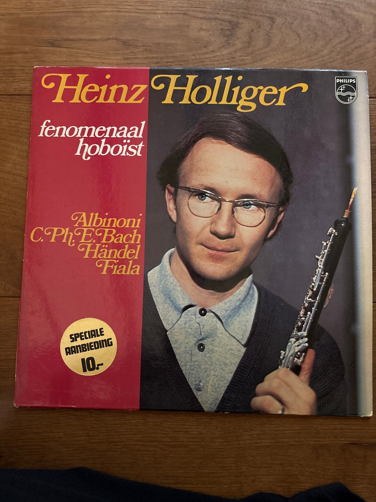 Heinz Holliger - Fenomenaal hoboïst (Albinoni, Bach, Händel), Cd's en Dvd's, Gebruikt, Soloconcert, Ophalen of Verzenden, Barok