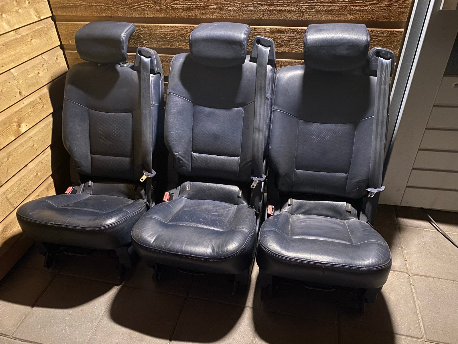3x Renault Espace IV stoelen met rails en geintegr gordels, Auto-onderdelen, Interieur en Bekleding, Ophalen, Gebruikt, Renault