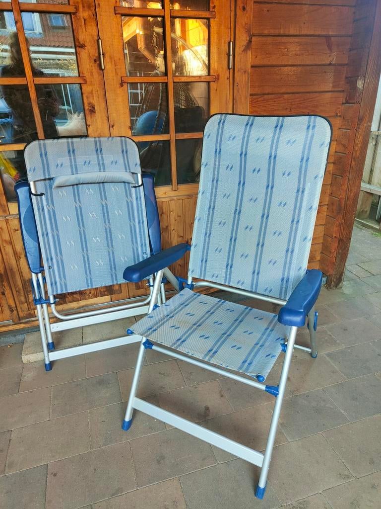 2 Stevige, lichtgewicht, campingstoelen, Ophalen, Campingstoel
