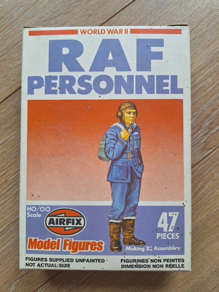 1:76 1/76 Airfix RAF Personnel, Ophalen of Verzenden, Zo goed als nieuw, 1:50 of kleiner, Figuur of Figuren