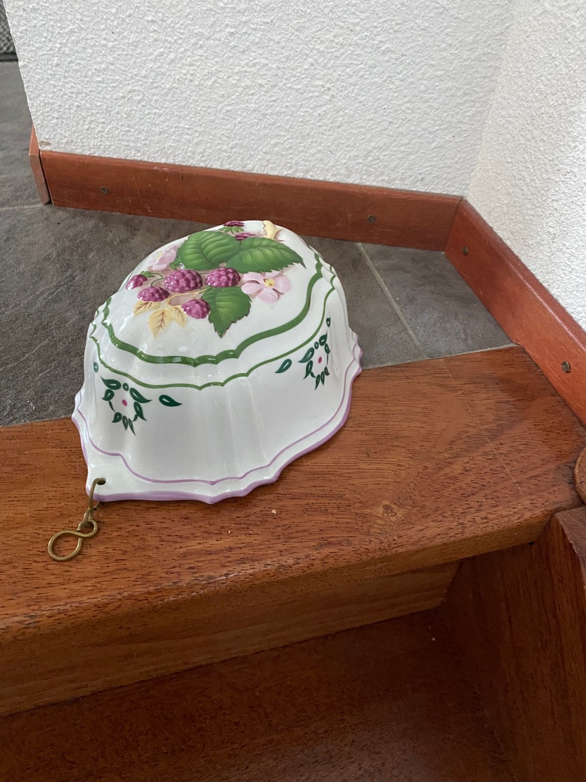 Le Cordon Bleu Franklin Mint Frambozen puddingvorm, Antiek en Kunst, Antiek | Schalen, Ophalen of Verzenden