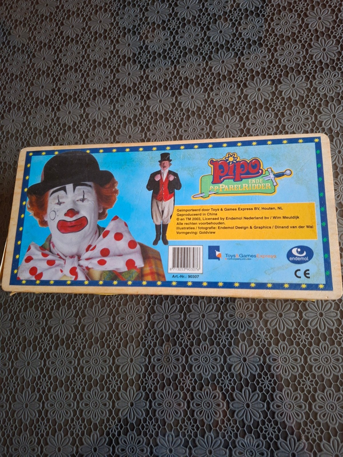 Pipo de Clown Foto Puzzel - Houten Legpuzzel, 2 tot 4 jaar, Gebruikt, 10 tot 50 stukjes, Ophalen of Verzenden