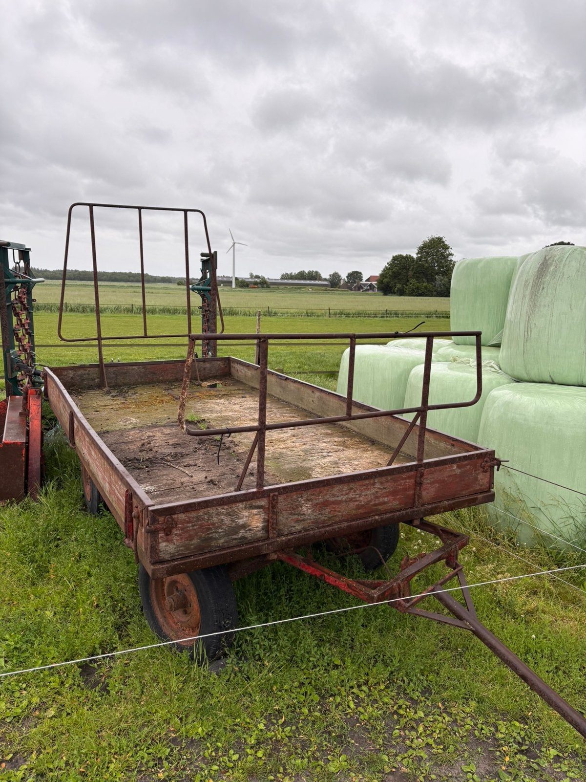 platte wagen opknapper, Zakelijke goederen, Agrarisch | Werktuigen, Ophalen, Transport
