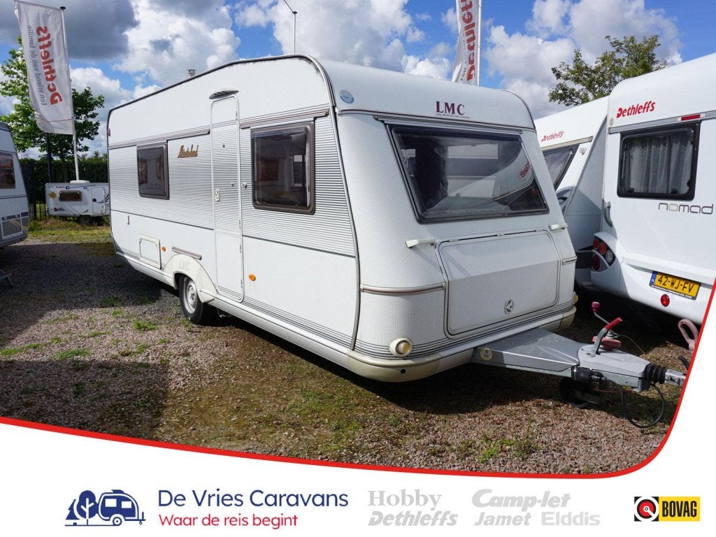 LMC Munsterland 520 HTE 2 bedden,voortent, mover, Rondzit, Bedrijf, Schokbreker, 5 tot 6 meter