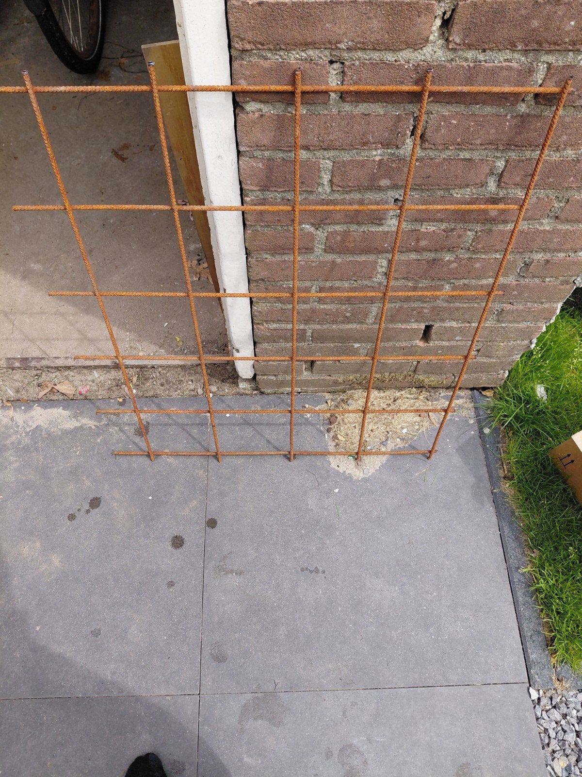 Roestig betonijzer / bouwstaalmat, Ophalen of Verzenden, Gebruikt