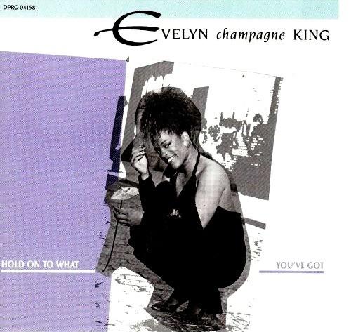 EVELYN CHAMPAGNE KING CD SINGLE PROMO HOLD ON TO WHAT YOU'VE, Ophalen of Verzenden, Zo goed als nieuw, Pop