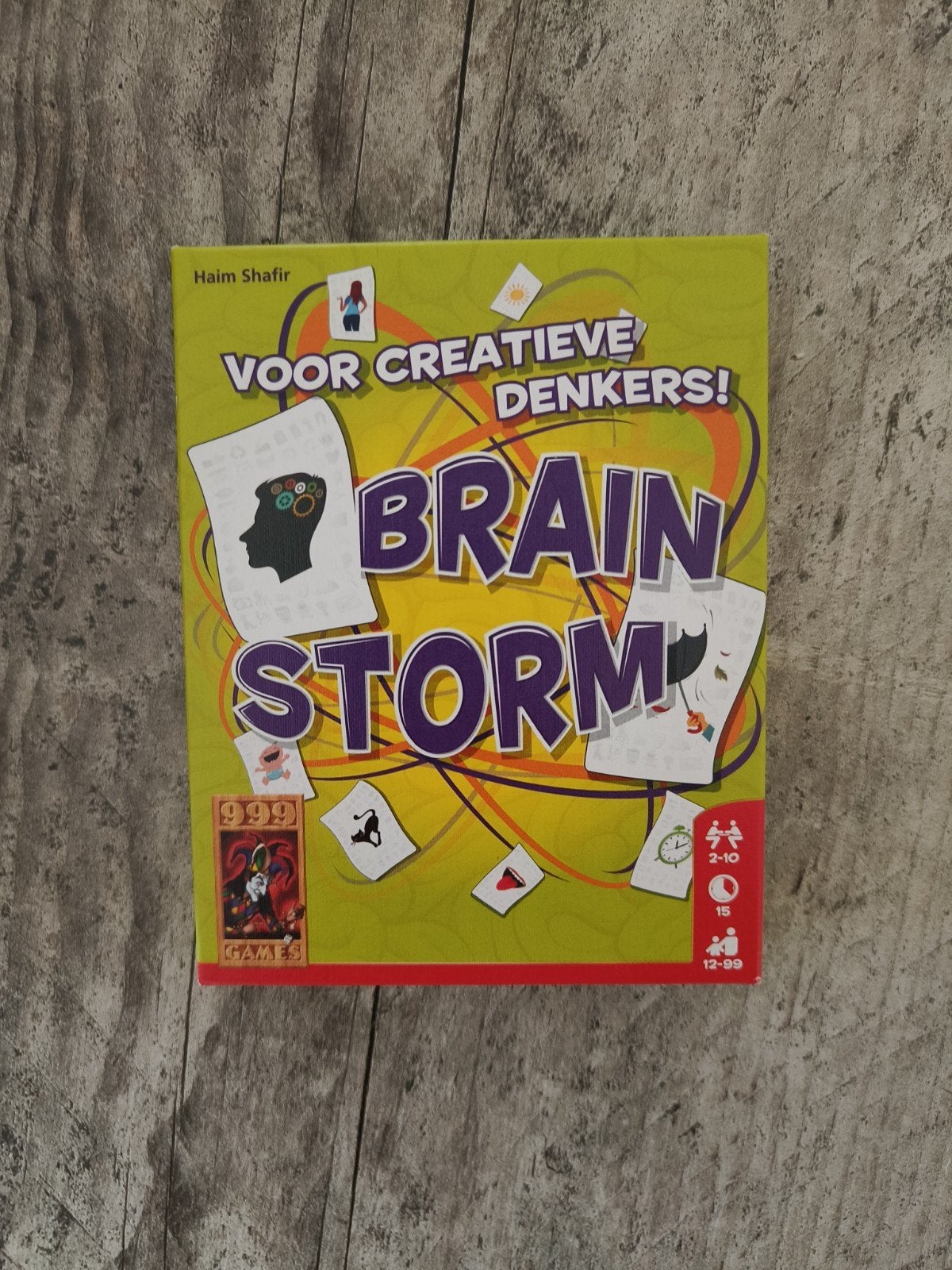 Brain Storm: Het creatieve denkspel van Haim Shafir, Hobby en Vrije tijd, Drie of vier spelers, Ophalen of Verzenden, Gebruikt