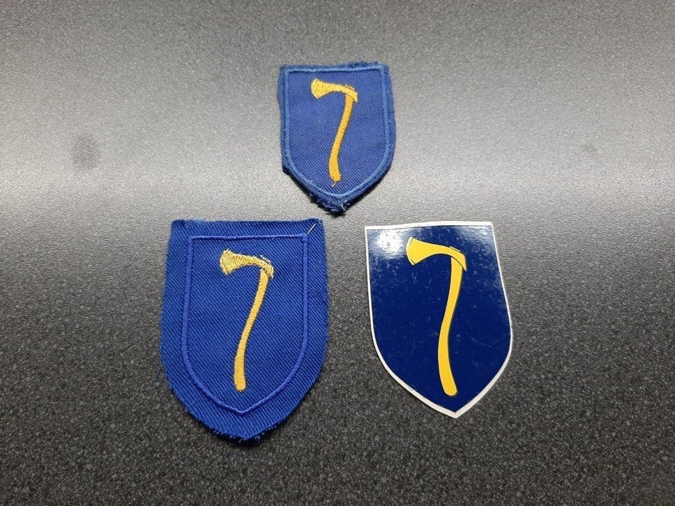 België  - Inter Allied  NORTHAG  Patches en stikker/ va.15 E, Ophalen of Verzenden, Landmacht, Overige gebieden, Embleem of Badge