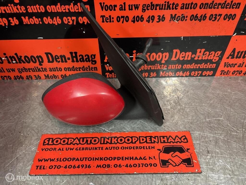 Toyota Aygo 107 C1 ('05-14) Buitenspiegel Rechts | HANDMATIG, Auto-onderdelen, Spiegels, Gebruikt, Toyota, Ophalen of Verzenden
