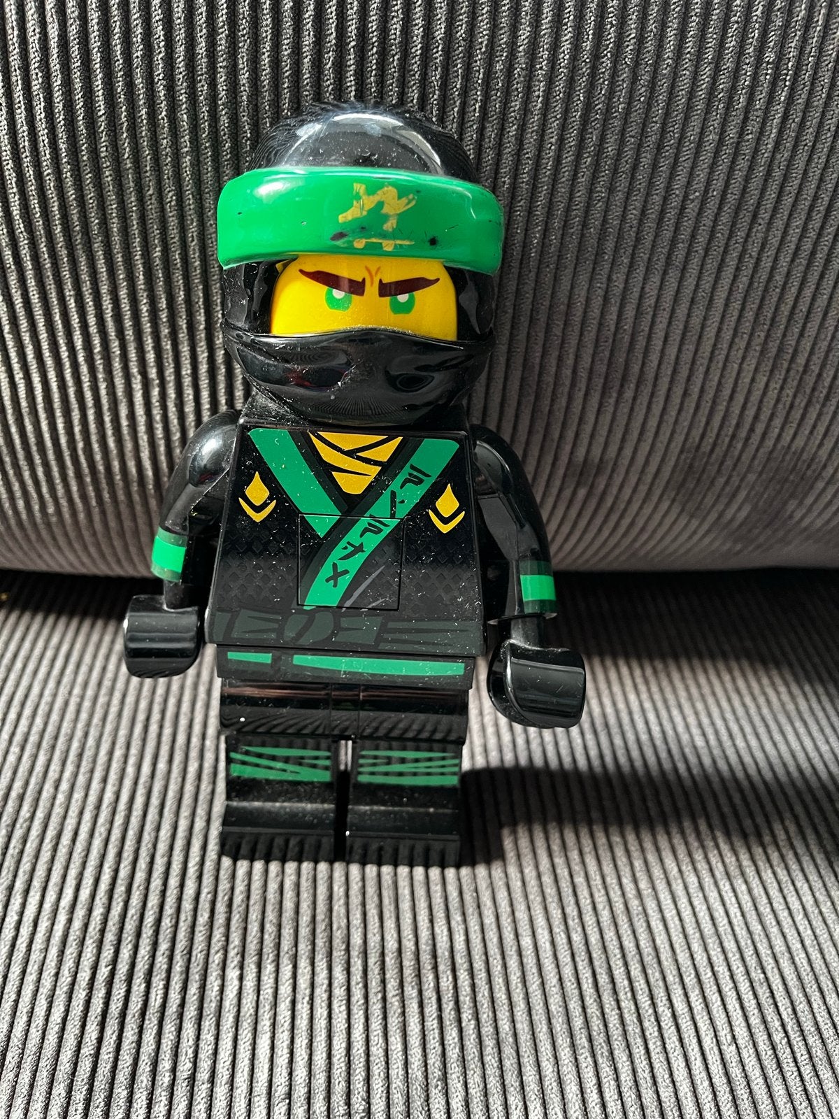 Lego Ninjago minifiguur zaklamp - Groene Ninja, Ophalen of Verzenden, Gebruikt, Jongen of Meisje