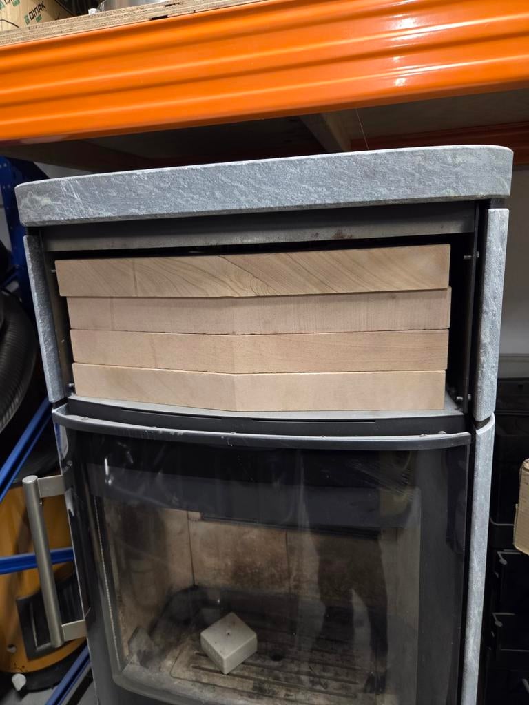 Hwam 4660 houtkachel speksteen, Ophalen, Gebruikt, Hout, Houtkachel