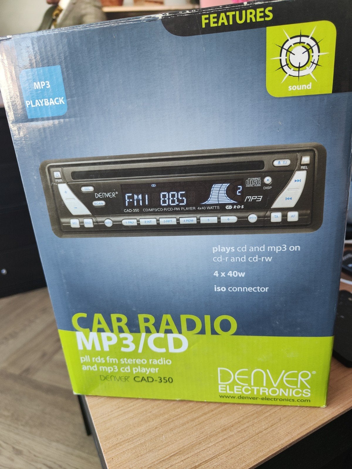 Denver autoradio/mp3/cd, Ophalen, Zo goed als nieuw