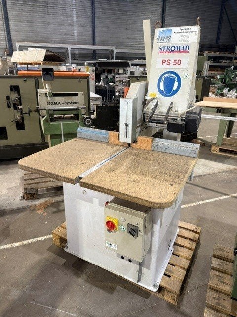 Stromab pendelafkortzaag, Gebruikt, 70 mm of meer, Ophalen of Verzenden, Afkortzaag