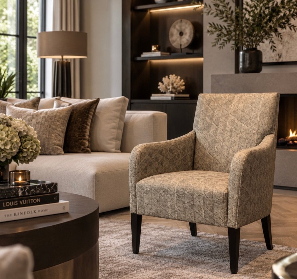 Exclusief luxe fauteuil van Macazz twv € 1268,00, Huis en Inrichting, Info@macazz.nl, Ophalen of Verzenden, Eric Kuster Claudi Keijser en Co Eichholtz
