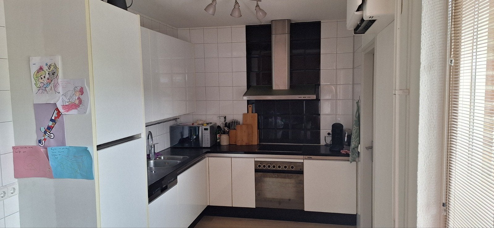 GRATIS! Complete SieMatic keuken, Huis en Inrichting, Ophalen, Gebruikt, Wit, Hoekkeuken