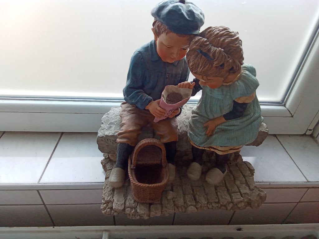 ot en sien beeld groot ongeveer 37 cm, Ophalen, Gebruikt, Mens