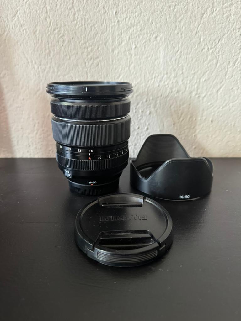 Fujifilm Fujinon XF16-80mmF4 WR OIS Lens Fuji 16-80mm, Ophalen of Verzenden, Zo goed als nieuw, Standaardlens