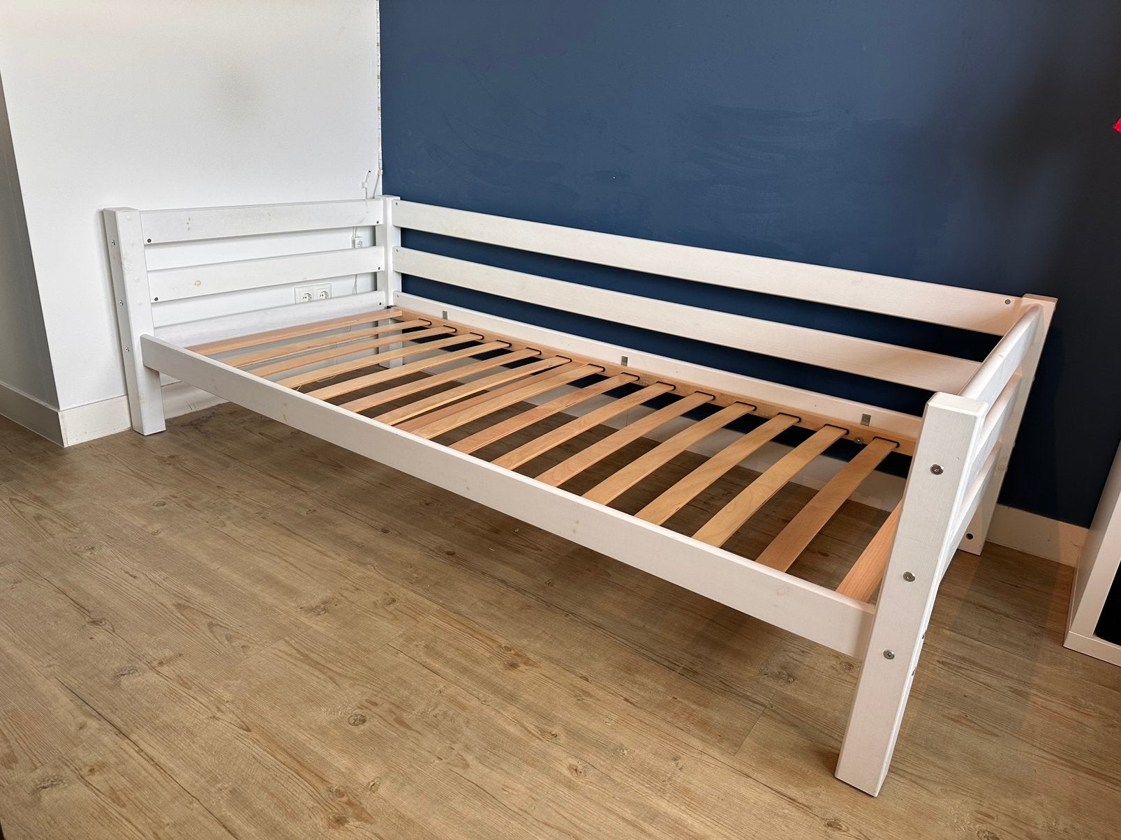 Houten badframe 90x200, Ophalen, Gebruikt, 90 cm, Eenpersoons