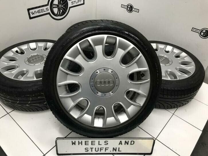 Audi 17inch  Lichtmetaal velgen A3 A4 5x112, Auto-onderdelen, Banden en Velgen, Ophalen, Gebruikt, 17 inch, Banden en Velgen
