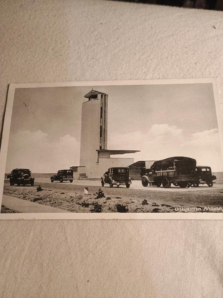 Afsluitdijk, Verzamelen, Ansichtkaarten | Nederland, Ophalen of Verzenden, 1920 tot 1940, Gelopen, Friesland