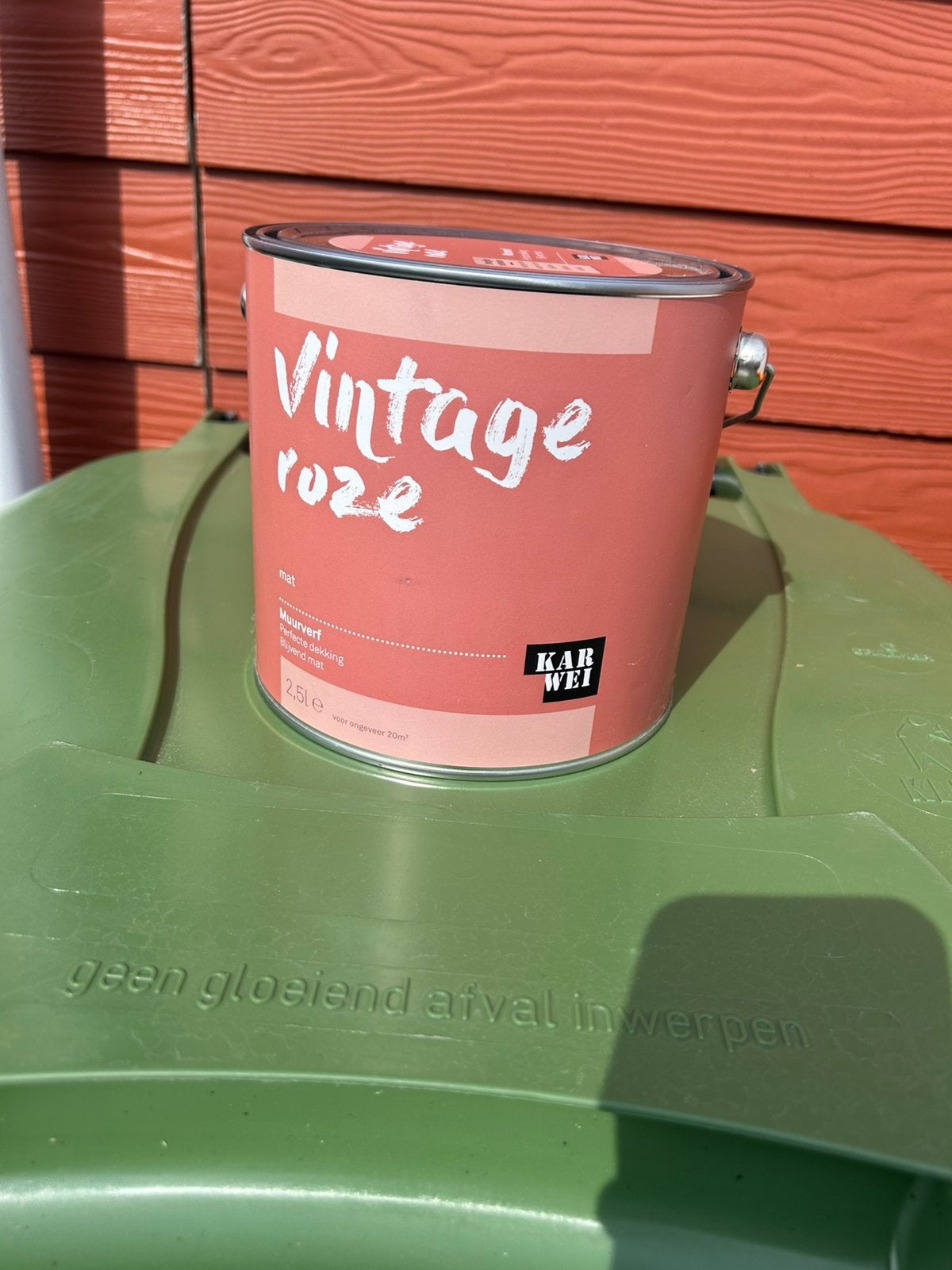 blik, vintage roze verf helemaal nieuw, Ophalen, Nieuw, Verf, Roze