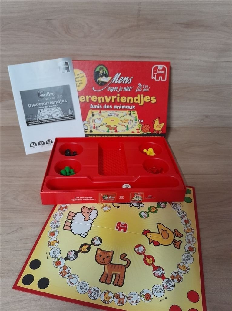 Mens erger je niet DierenVriendjes - s5044, Hobby en Vrije tijd, Gezelschapsspellen | Bordspellen, Verzenden, Zo goed als nieuw