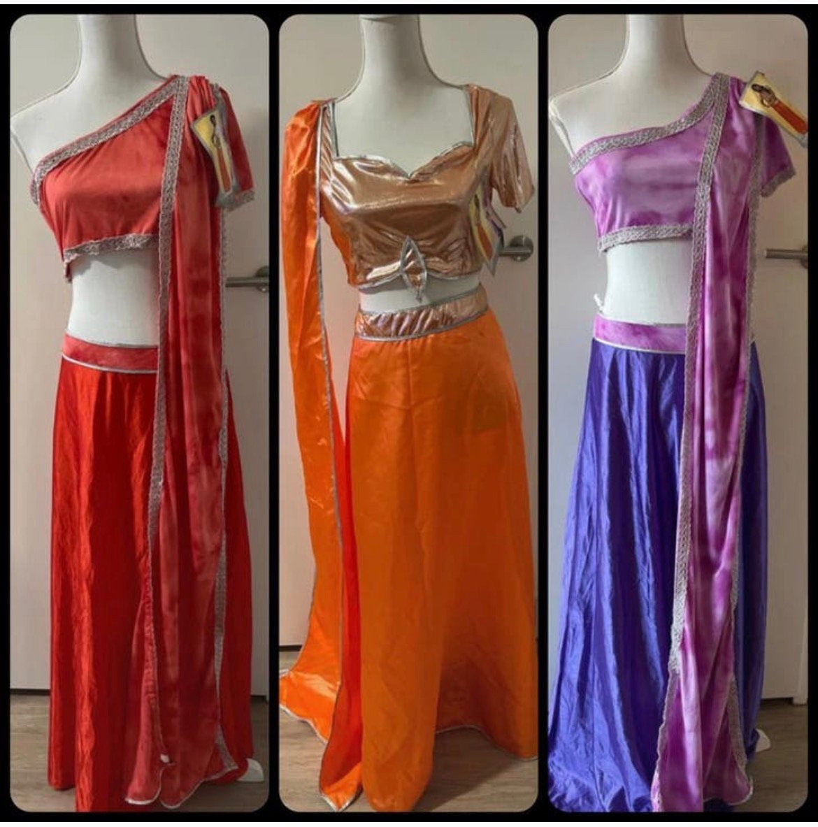 Oosterse buidanseres waarzegster kostuum s - xxl, Verzenden, Nieuw, Carnaval, Kleding