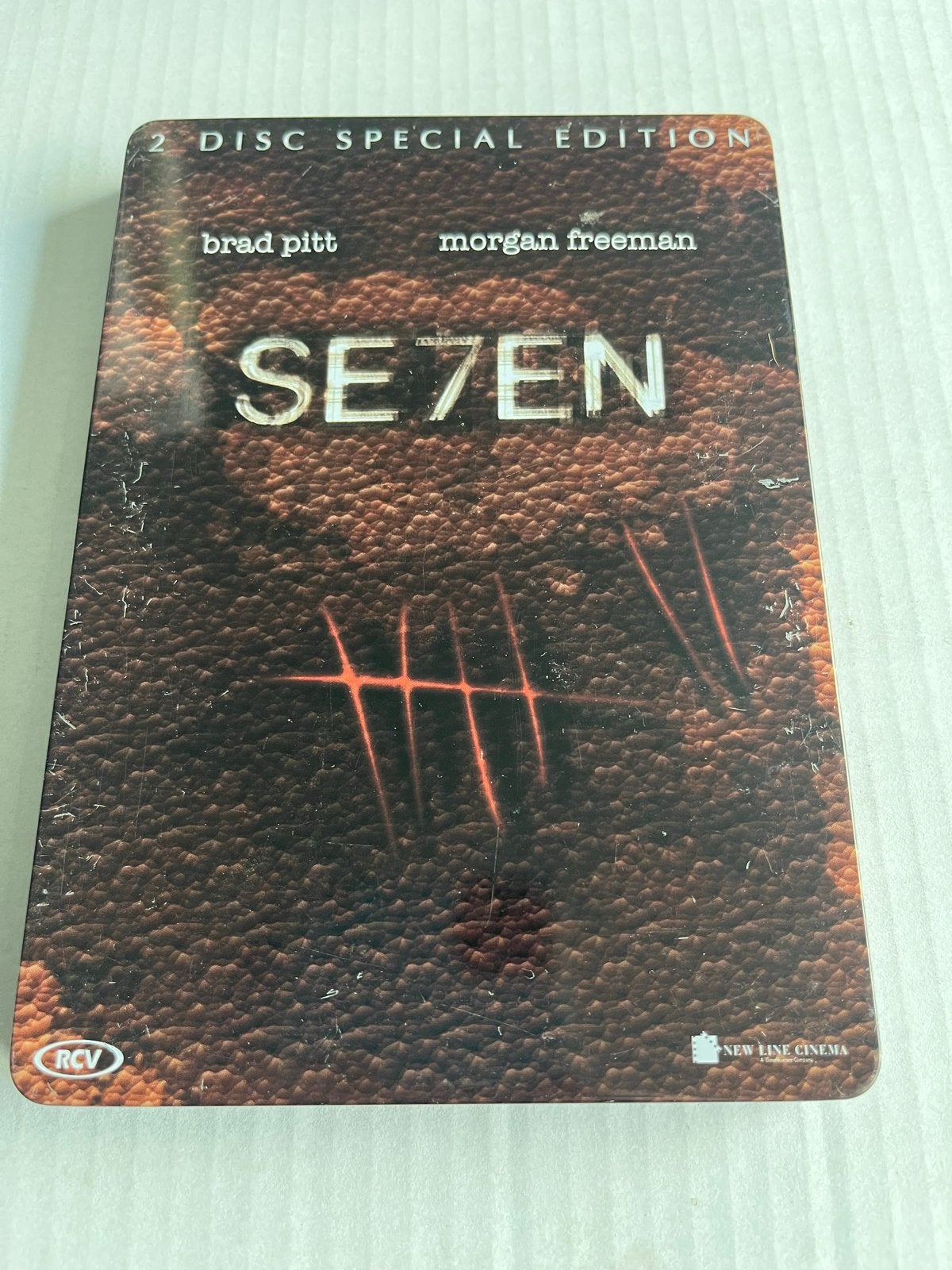 Se7en - 2 Disc Special Edition DVD (Brad Pitt), Psychologische thriller, Vanaf 16 jaar, Nederlands, Ophalen of Verzenden