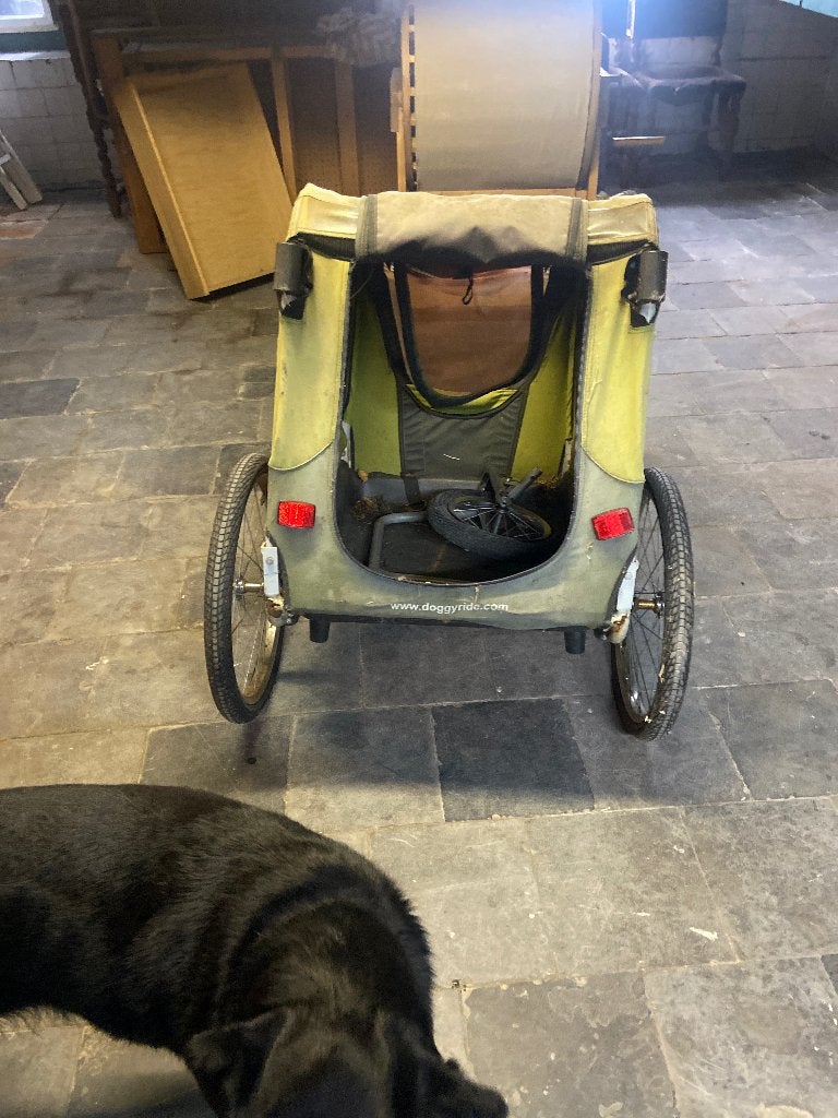 Hondenkar fietskar Doggyride, Ophalen, Gebruikt, Hondenkar