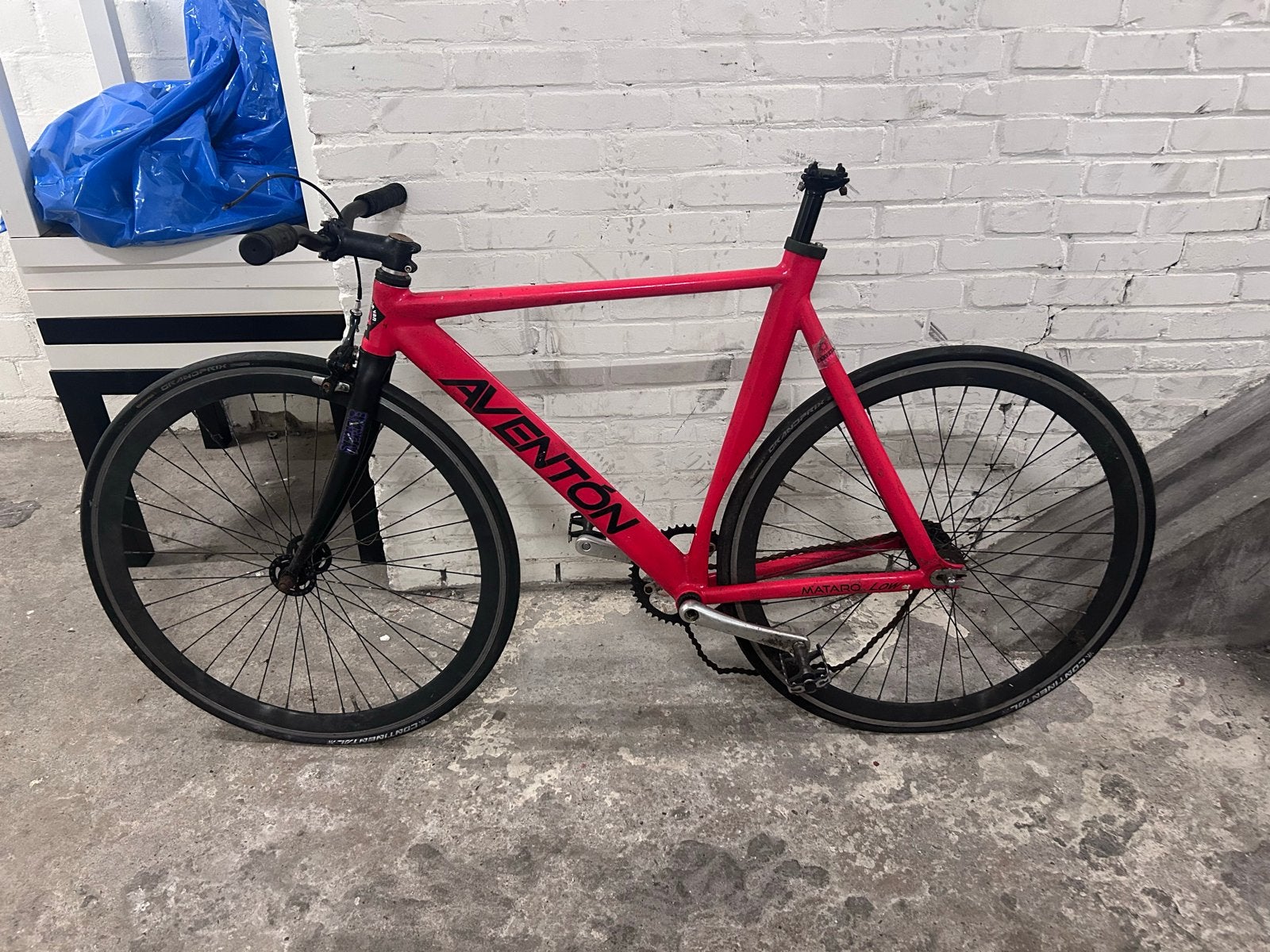 Aventon Mataro fixie project - Rood, Overige merken, Gebruikt, Velgrem, Ophalen of Verzenden