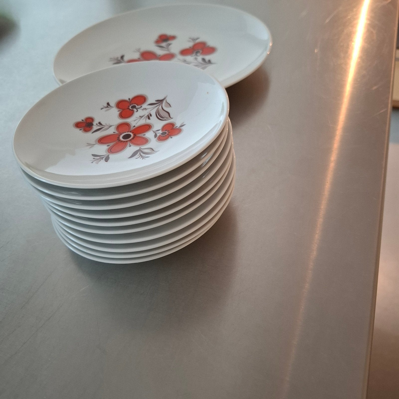 Vintage Bavaria Schumann Arzberg Germany Servies - Bloemen, Huis en Inrichting, Ophalen, Overige merken, Vintage, Zo goed als nieuw