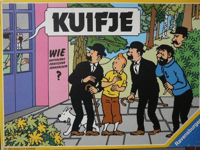 Kuifje detective spelmist, Verzamelen, Ophalen of Verzenden, Kuifje, Zo goed als nieuw, Beeldje of Figuurtje
