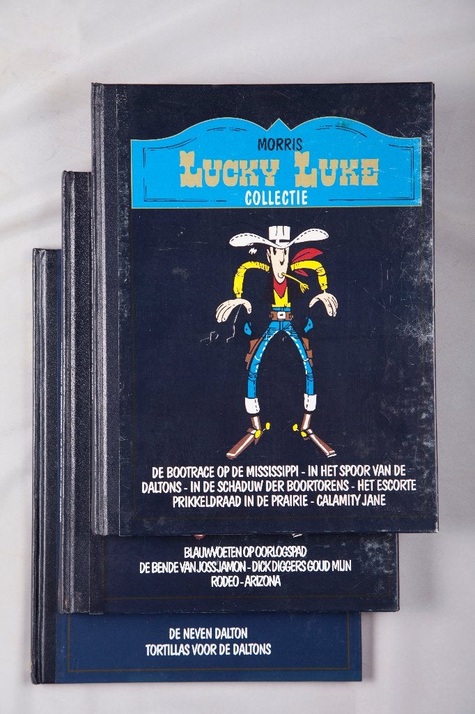 lucky luke, Boeken, Gelezen, Ophalen of Verzenden, Morris & Goscinny, Meerdere stripboeken