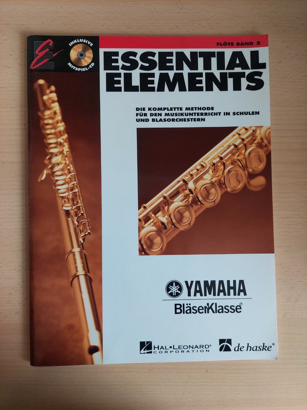 Essential Elements Fluit Boek 2 met CD - Yamaha BläserKlasse, Overige genres, Nieuw, Ophalen of Verzenden, Dwarsfluit of Piccolo