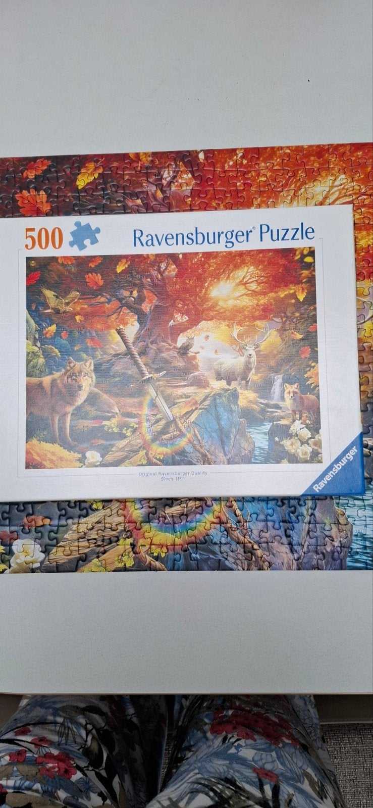 Ravensburger Legpuzzel 500 stukjes - Fantasiewereld, Ophalen of Verzenden, 500 t/m 1500 stukjes, Zo goed als nieuw, Legpuzzel