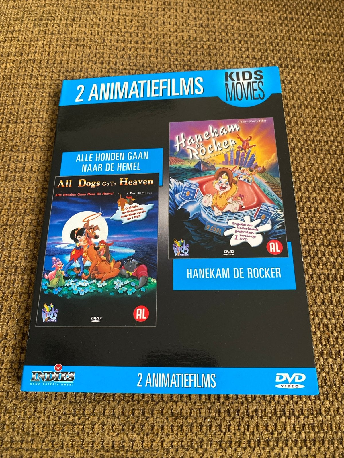 Alle Honden Gaan Naar De Hemel & Hanekam de Rocker dvd nieuw, Cd's en Dvd's, Animatie, Nederlands, Nieuw in verpakking, Inclusief doosje