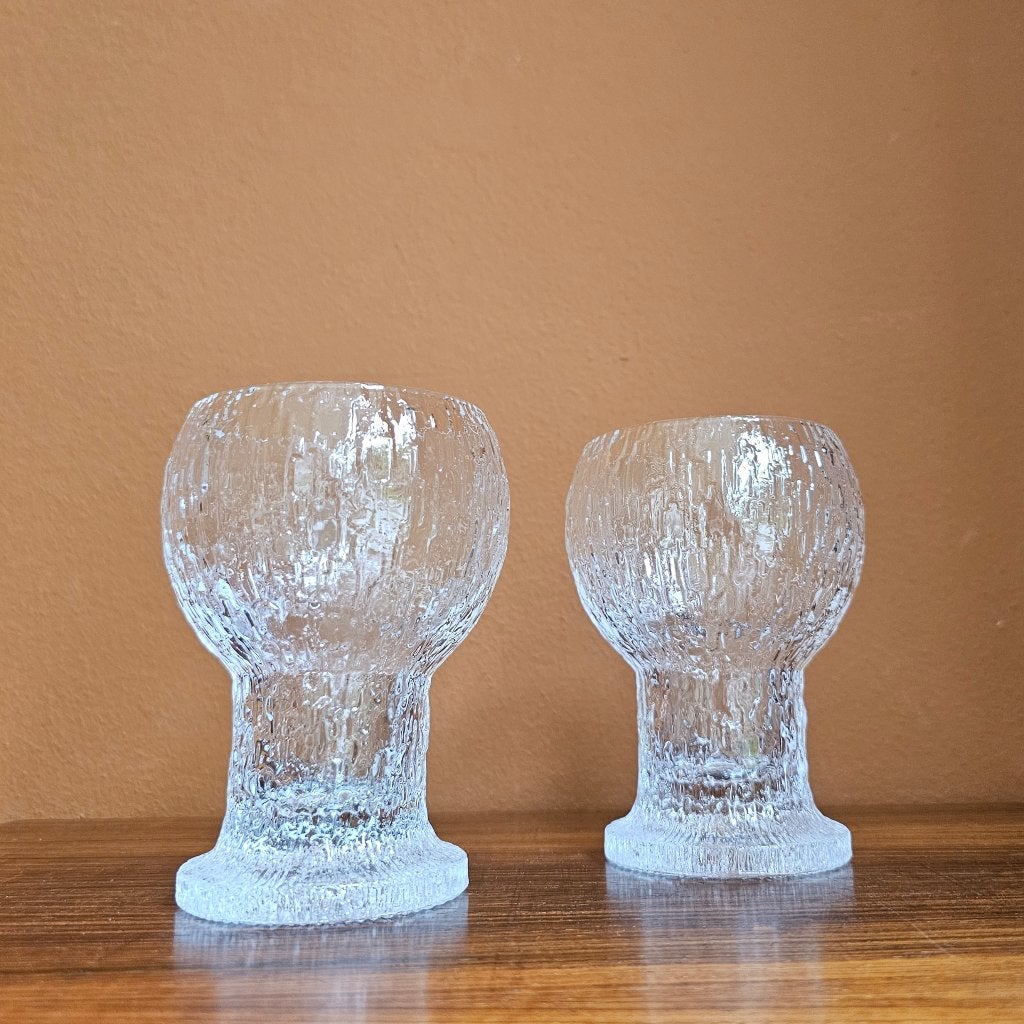 Vintage Iittala Kekkerit Rode Wijn Glazen Timo Sarpaneva, Ophalen of Verzenden