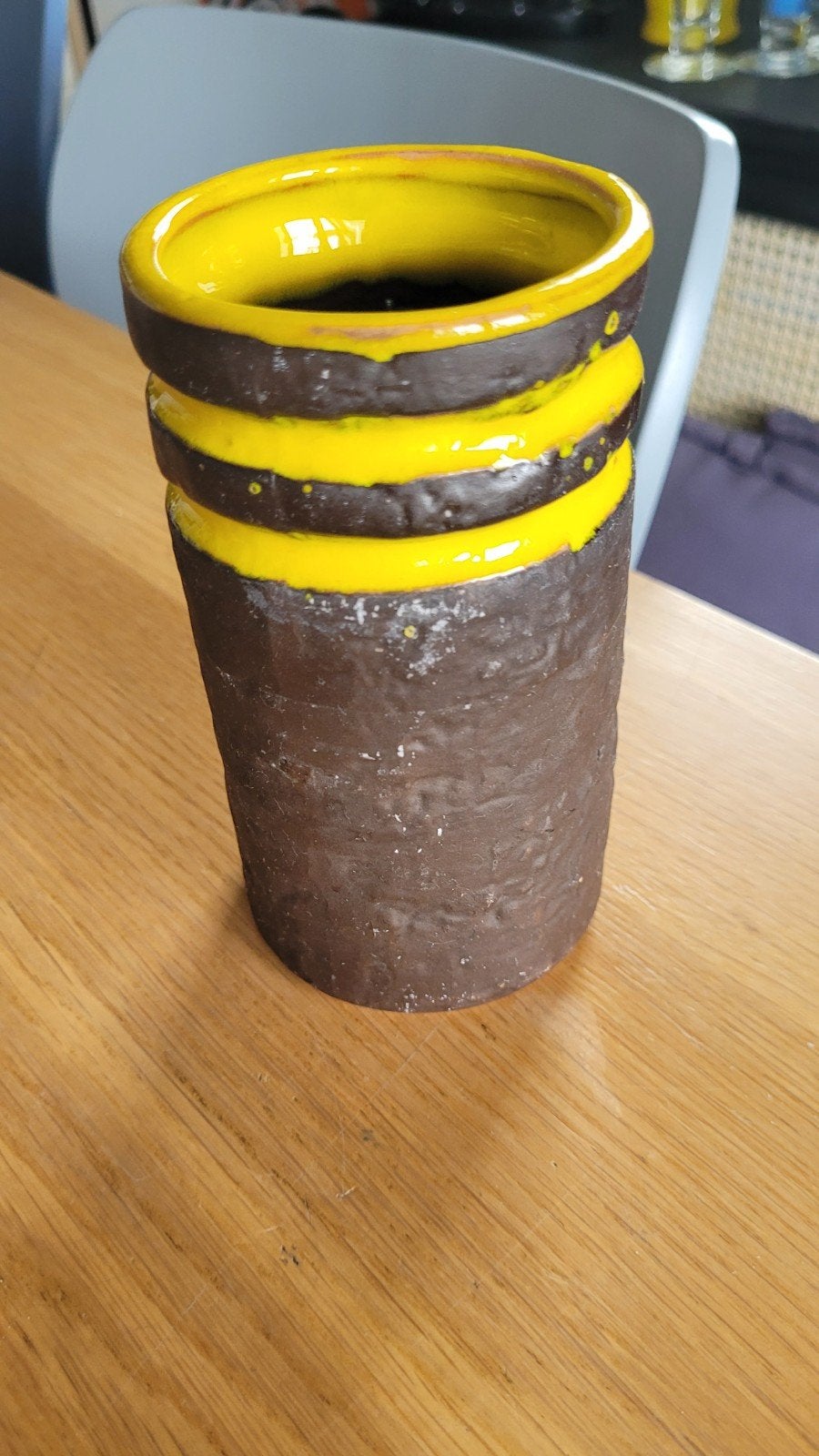 VEB Haldensleben 3088/c Fat Lava vaasje, Ophalen of Verzenden