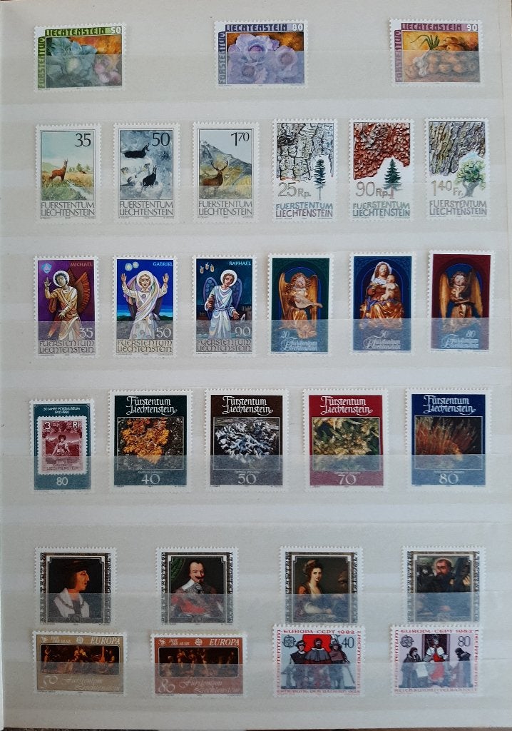 3 Kaarten Postzegels Liechtenstein Nr. 10 Postfris, Ophalen, Overige landen, Postfris