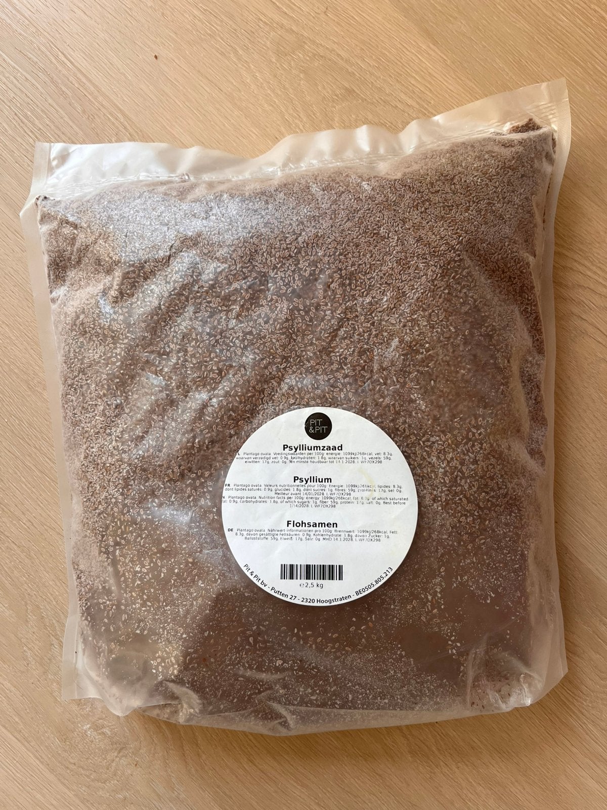 2,5 kg psyllium (tht 01/2028), Overige merken, Ophalen of Verzenden, Nieuw, Voedingssupplement